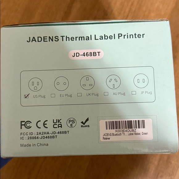 Jade Green Thermal Label Printer by JADENS - Picture 3 of 4